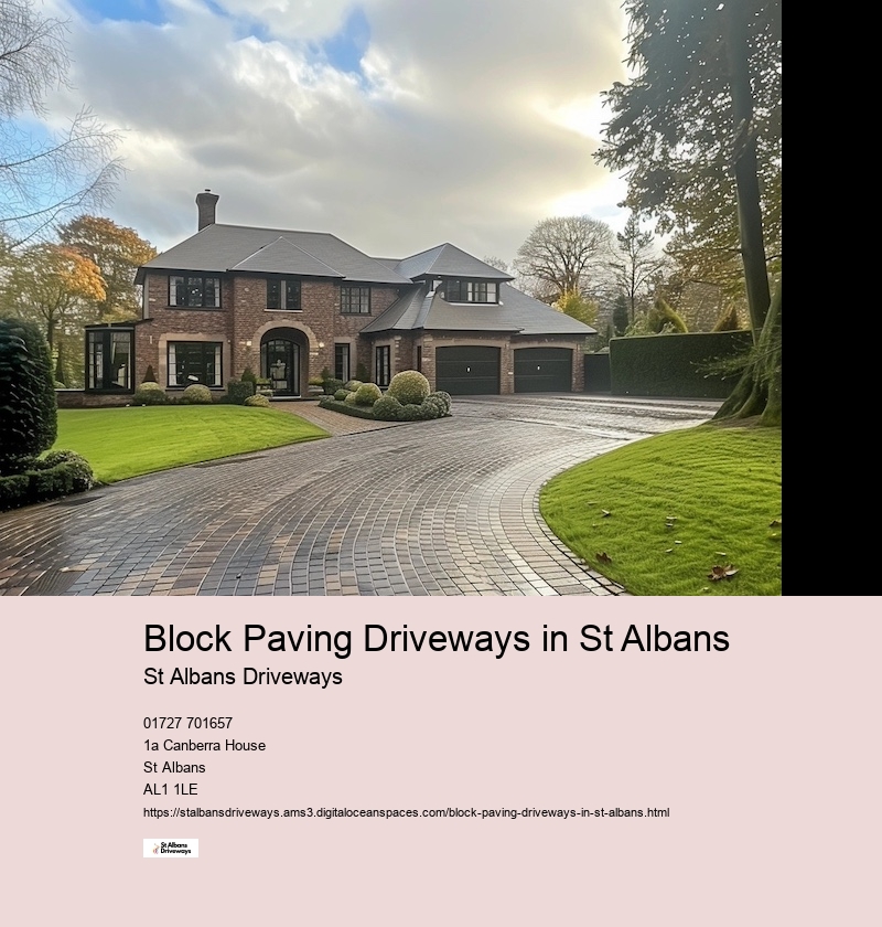 Block Paving Driveways in St Albans