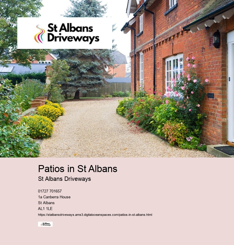 Patios in St Albans